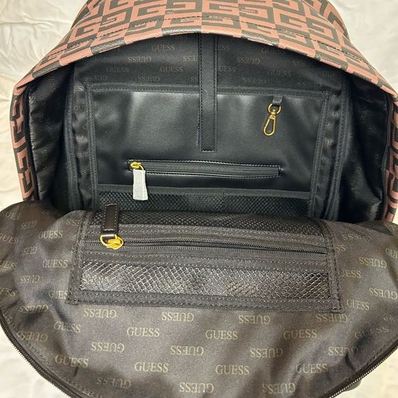 NWT GUESS Escape Compact Backpack - Picture 12 of 14